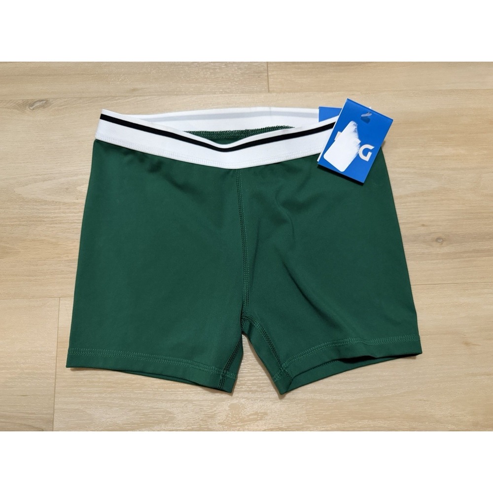 DSG Girls' 3" Momentum Shortie‎ Mid Rise Athletic Shorts Field Green Size Medium